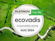 La nostra sostenibilità: medaglia di platino EcoVadis!